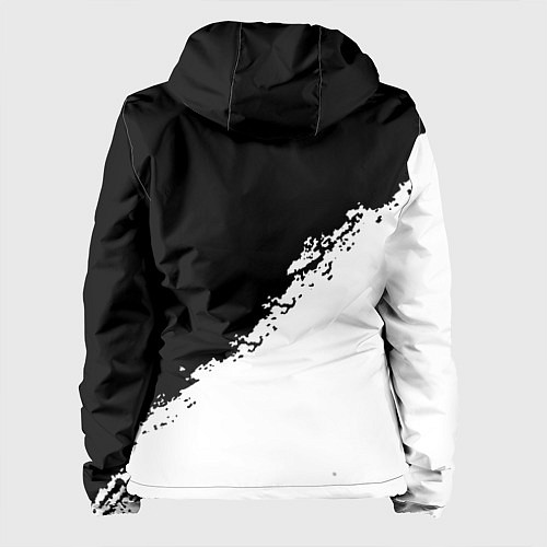 Женская куртка Liverpool fc белые краски / 3D-Белый – фото 2