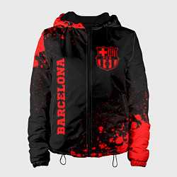 Женская куртка Barcelona - red gradient вертикально