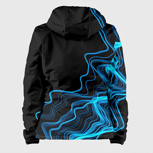 Женская куртка Король и Шут sound wave / 3D-Черный – фото 2