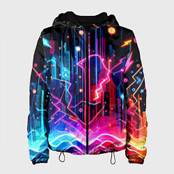 Женская куртка Neon fantasy - ai art