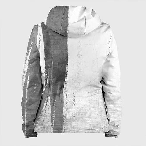 Женская куртка Tokyo Ghoul - white gradient по-вертикали / 3D-Черный – фото 2