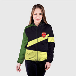 Куртка с капюшоном женская Arsenal geometry, цвет: 3D-черный — фото 2