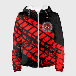 Женская куртка Mercedes следы от шин