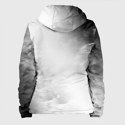 Женская куртка Stumble Guys glitch на светлом фоне вертикально / 3D-Белый – фото 2