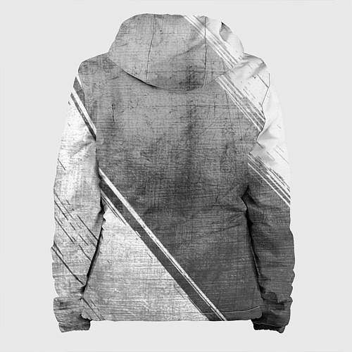 Женская куртка Manowar - grey gradient вертикально / 3D-Черный – фото 2