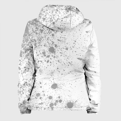 Женская куртка Stumble Guys glitch на светлом фоне по-вертикали / 3D-Белый – фото 2