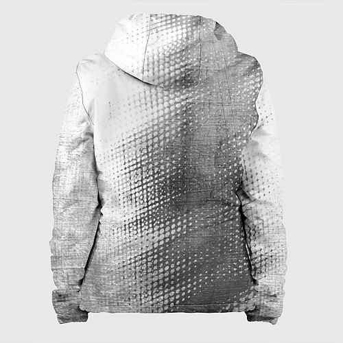 Женская куртка Hellsing - grey gradient по-вертикали / 3D-Черный – фото 2