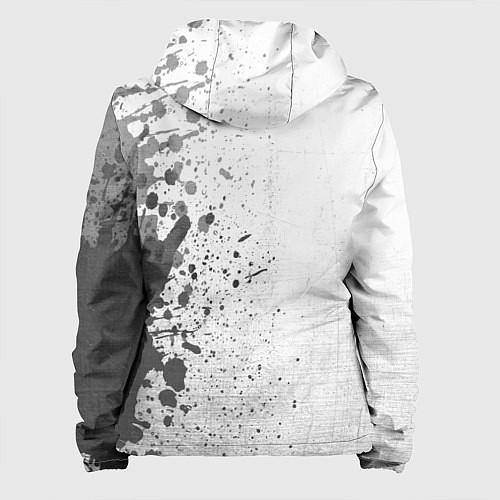 Женская куртка Red Hot Chili Peppers - white gradient по-вертикал / 3D-Черный – фото 2