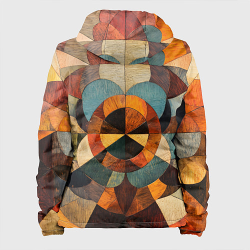 Женская куртка Винтажная мозайка / 3D-Белый – фото 2