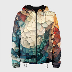Женская куртка Мозаика в виде плитки