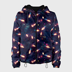 Женская куртка Паттерн новогодняя гирлянда