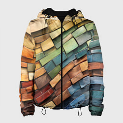 Женская куртка Волнистая мозаика