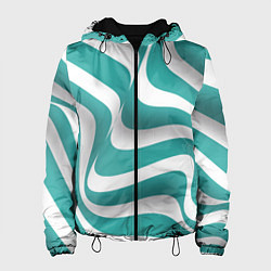 Женская куртка Абстрактные объёмные полосы - оптическая иллюзия