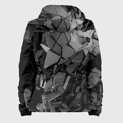 Женская куртка Битое стекло / 3D-Белый – фото 2