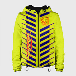 Женская куртка Cyberpunk 2077 полсы геометрия