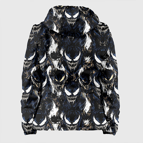 Женская куртка Паттерн - Веном / 3D-Белый – фото 2