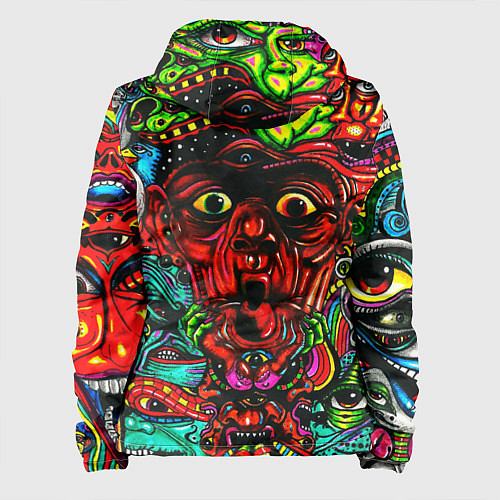 Женская куртка Мексиканский стиль психоделика / 3D-Белый – фото 2