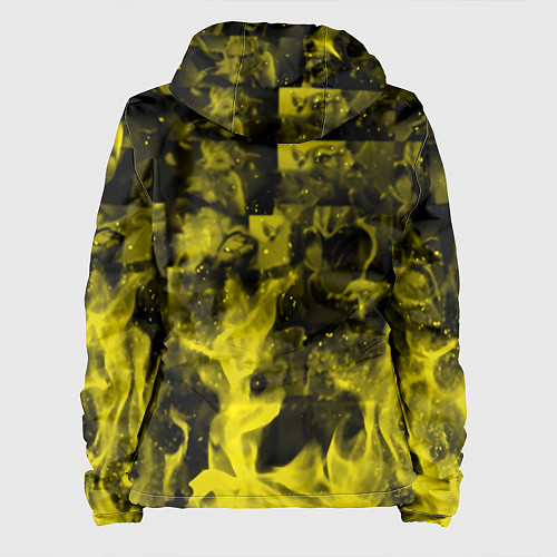 Женская куртка Half life flame game / 3D-Черный – фото 2