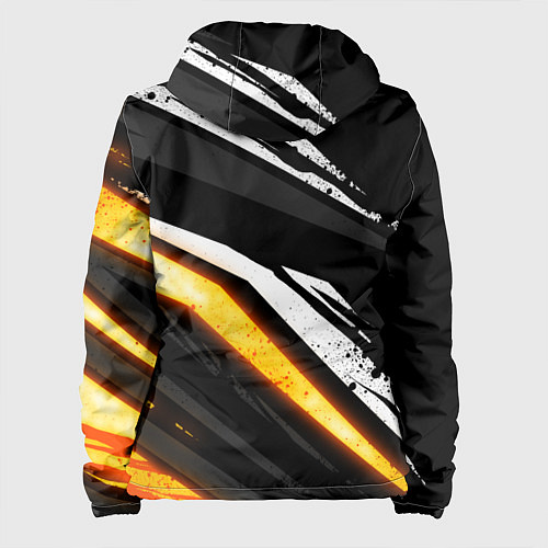 Женская куртка Zeekr - orange light / 3D-Черный – фото 2