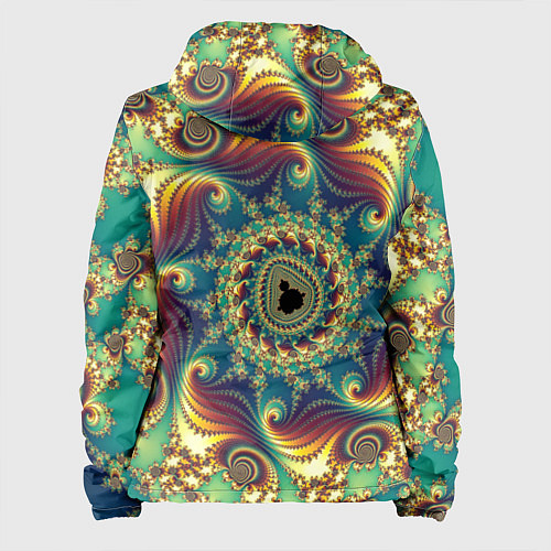 Женская куртка Оптический узор текстура / 3D-Белый – фото 2