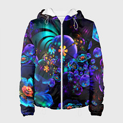 Женская куртка Оптический фрактальный цветок