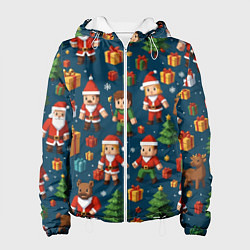 Женская куртка Mintrcraft pattern новый год