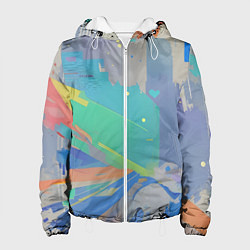 Женская куртка Краска абстракция