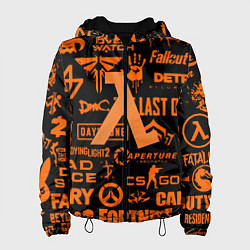 Женская куртка Half-life pattern game