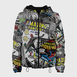 Женская куртка Spider-man comics