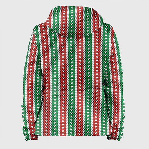 Женская куртка Knitted pattern / 3D-Белый – фото 2