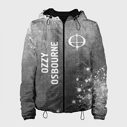 Куртка с капюшоном женская Ozzy Osbourne - grey gradient вертикально, цвет: 3D-черный