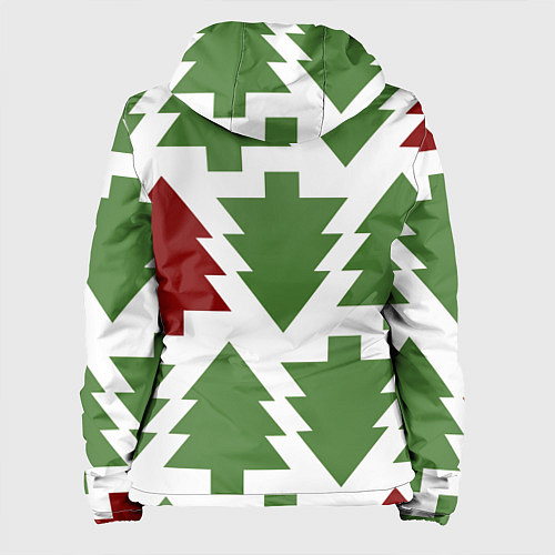 Женская куртка Елочный новый год / 3D-Черный – фото 2