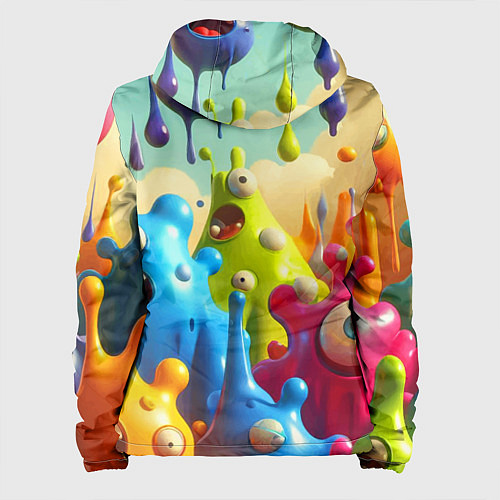 Женская куртка Мультяшные персонажи - нейроарт / 3D-Черный – фото 2