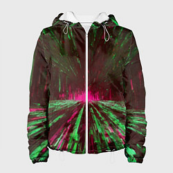 Женская куртка Абстрактный путь в розовый портал