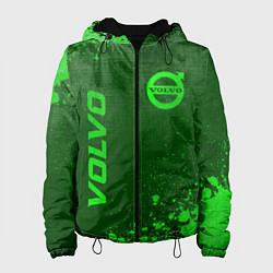 Женская куртка Volvo - green gradient вертикально