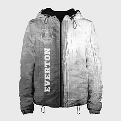 Куртка с капюшоном женская Everton - grey gradient по-вертикали, цвет: 3D-черный