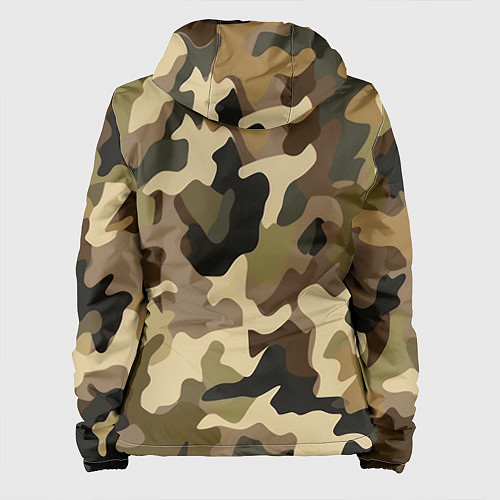 Женская куртка Милитари камуфляж / 3D-Белый – фото 2