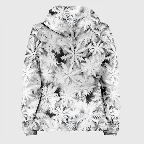 Женская куртка Рождественский мороз на стекле / 3D-Белый – фото 2