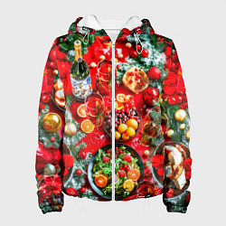 Женская куртка Новогодний праздничный стол