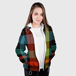 Куртка с капюшоном женская Вечер у камина, цвет: 3D-белый — фото 2