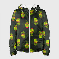 Женская куртка Ананасовый паттерн