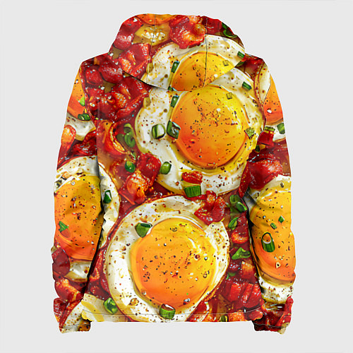 Женская куртка Яичница-глазунья / 3D-Белый – фото 2