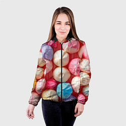 Куртка с капюшоном женская Зефирчик, цвет: 3D-черный — фото 2