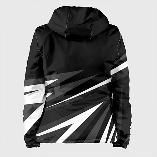 Женская куртка Субару - черно-белый / 3D-Белый – фото 2