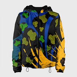 Женская куртка Абстрактные пятна леопарда