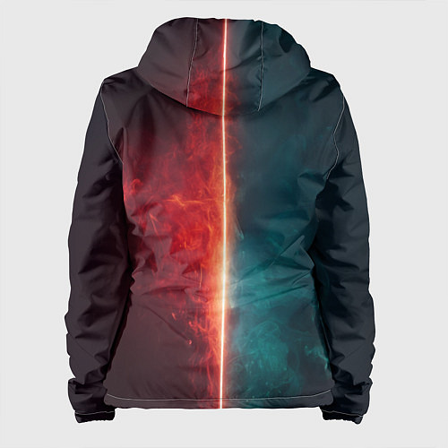 Женская куртка Доктор Дум - Железный Человек / 3D-Белый – фото 2