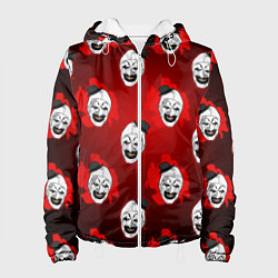 Женская куртка Funny clown Art in blood
