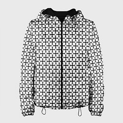 Куртка с капюшоном женская Перекрёсток, цвет: 3D-черный