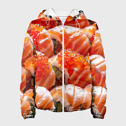 Куртка с капюшоном женская Ролл Филадельфия, цвет: 3D-белый