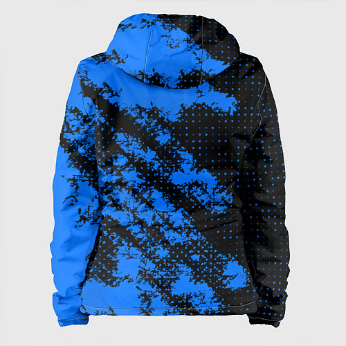 Женская куртка Arctic Monkeys - Синий камуфляж / 3D-Белый – фото 2